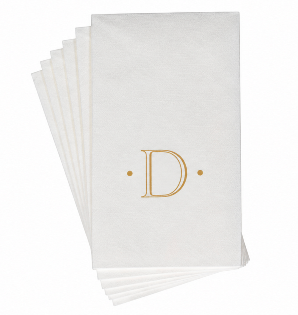 Initial Guest Napkin- Gold Foil