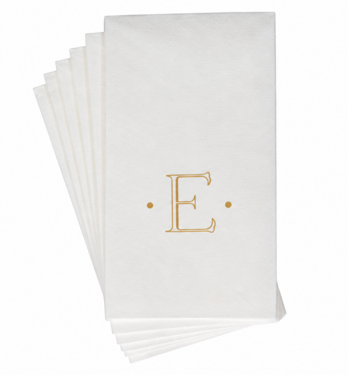 Initial Guest Napkin- Gold Foil