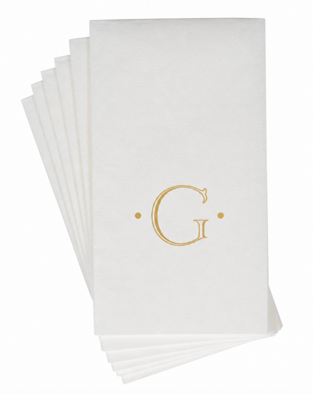 Initial Guest Napkin- Gold Foil