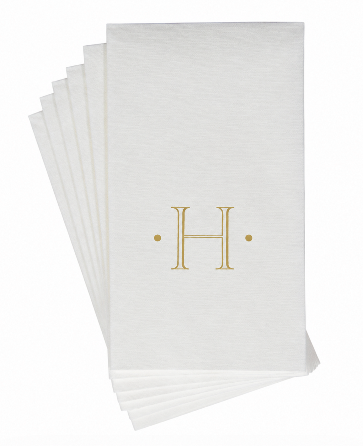Initial Guest Napkin- Gold Foil