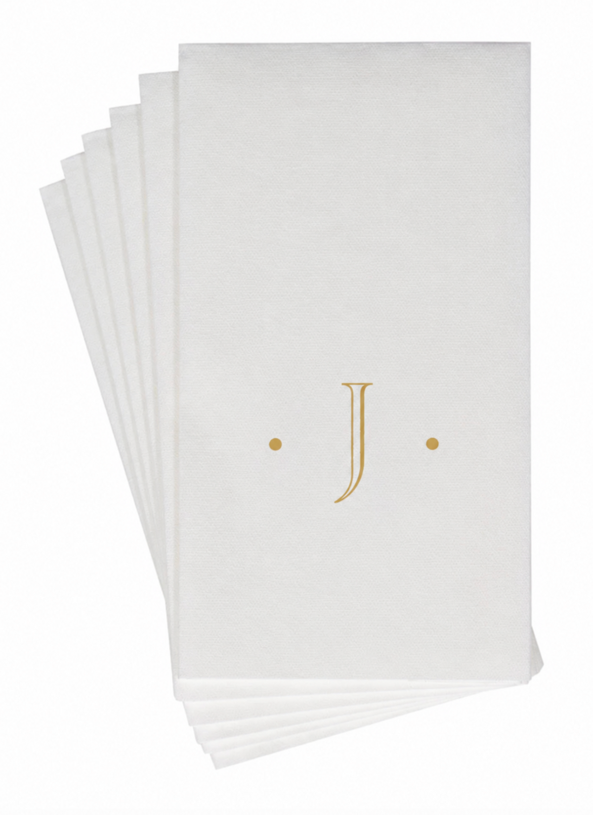 Initial Guest Napkin- Gold Foil