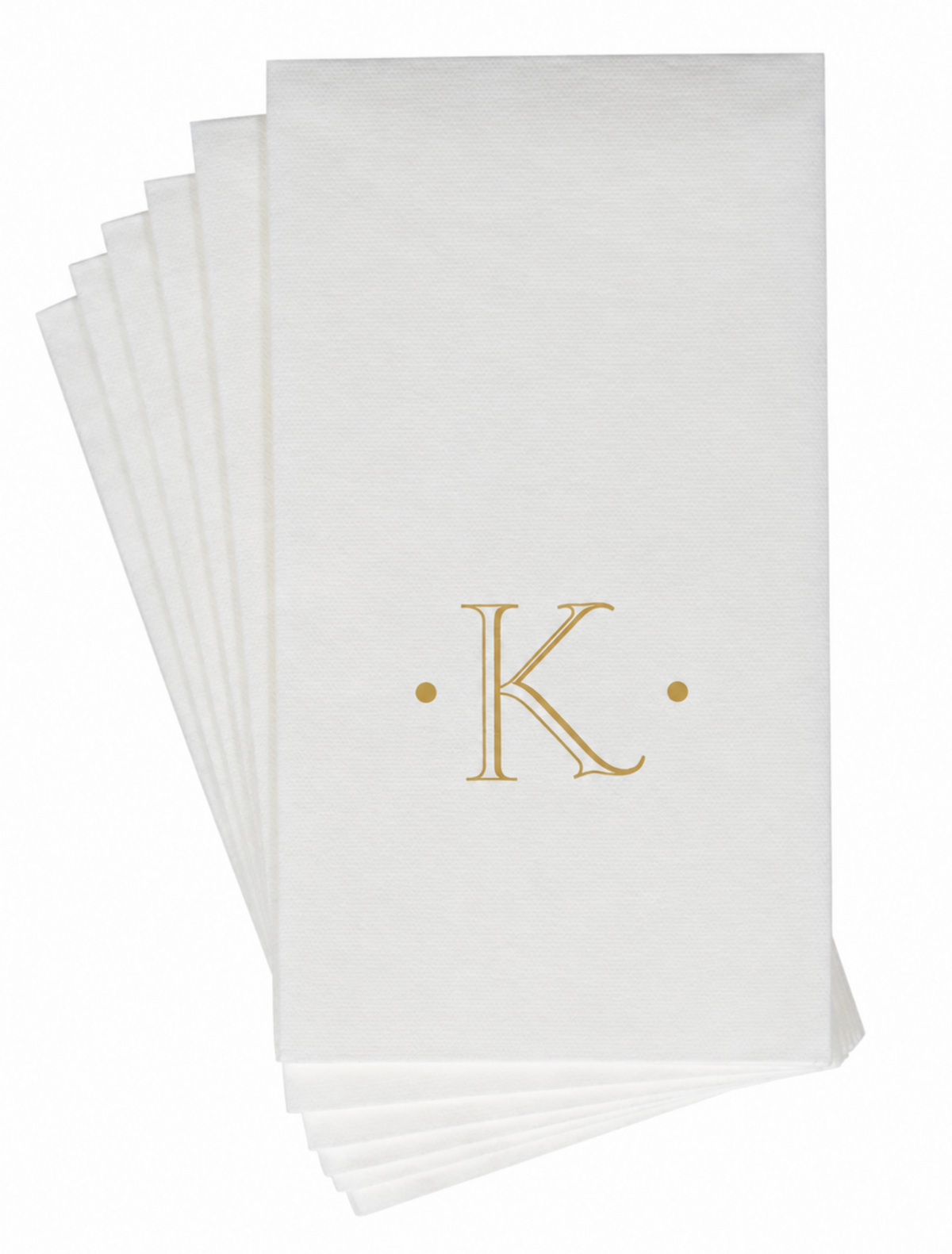 Initial Guest Napkin- Gold Foil