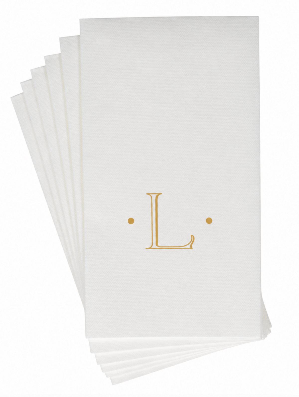 Initial Guest Napkin- Gold Foil