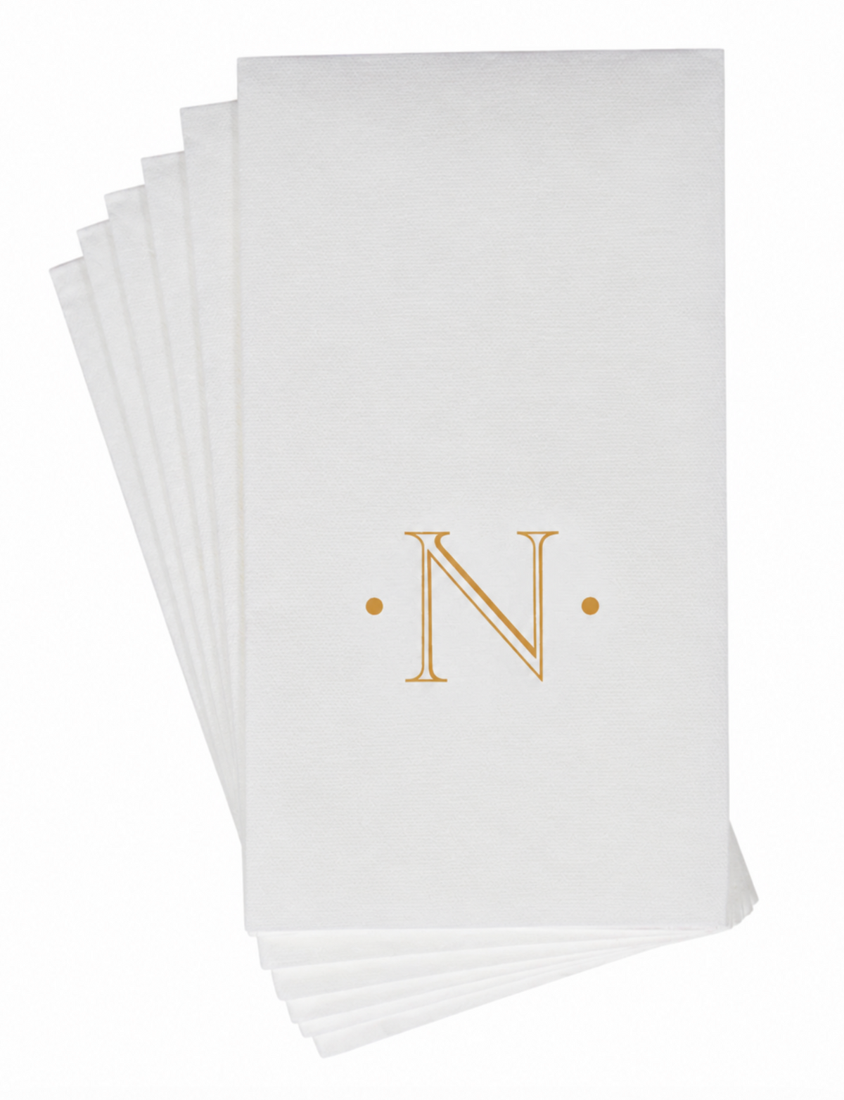 Initial Guest Napkin- Gold Foil