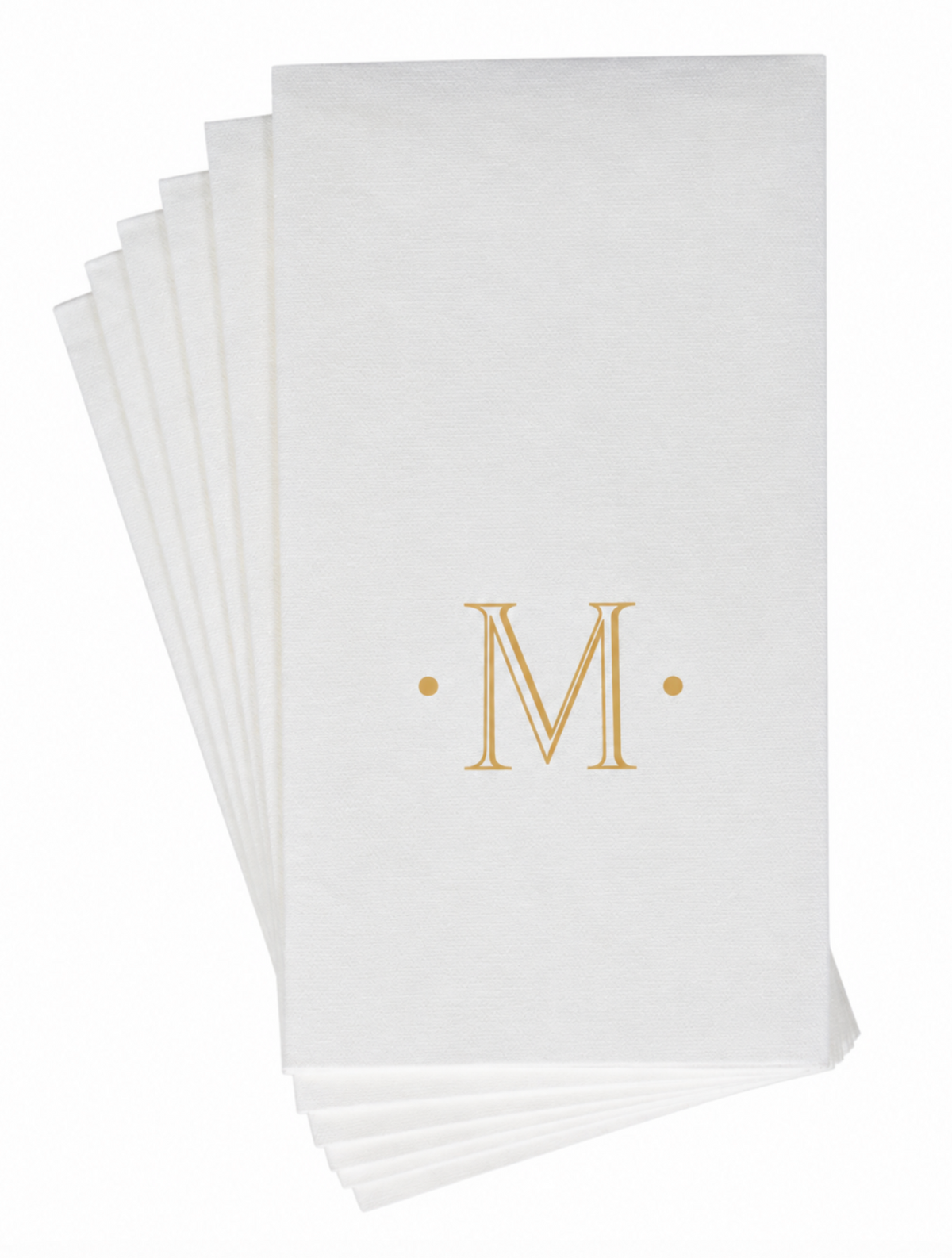 Initial Guest Napkin- Gold Foil