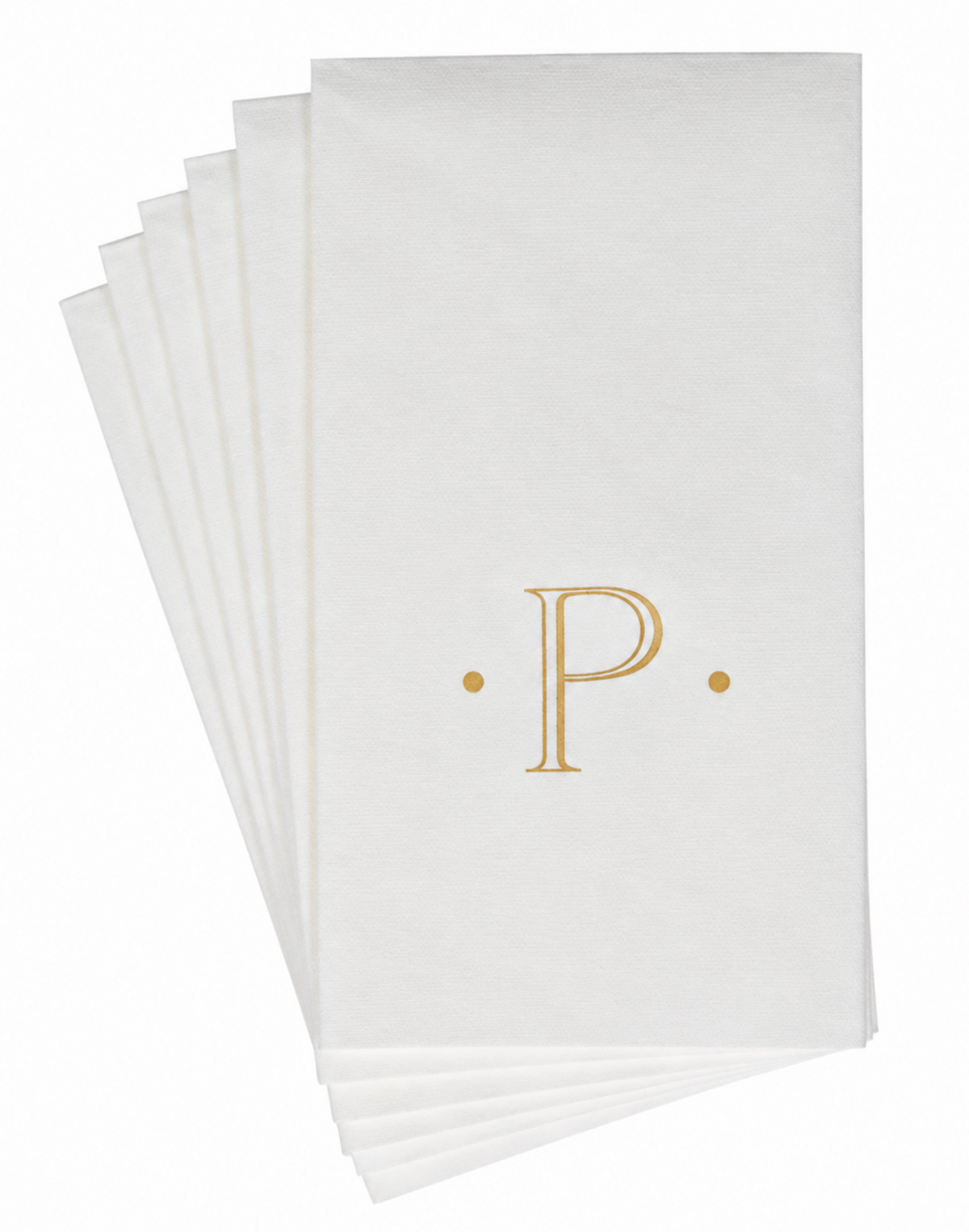 Initial Guest Napkin- Gold Foil