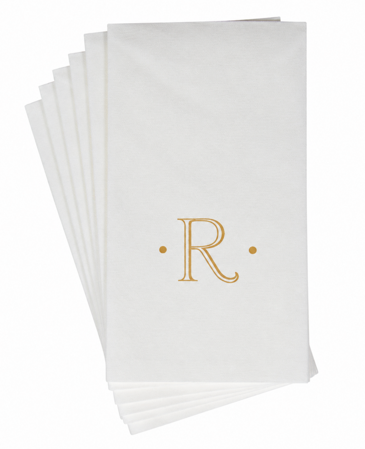 Initial Guest Napkin- Gold Foil