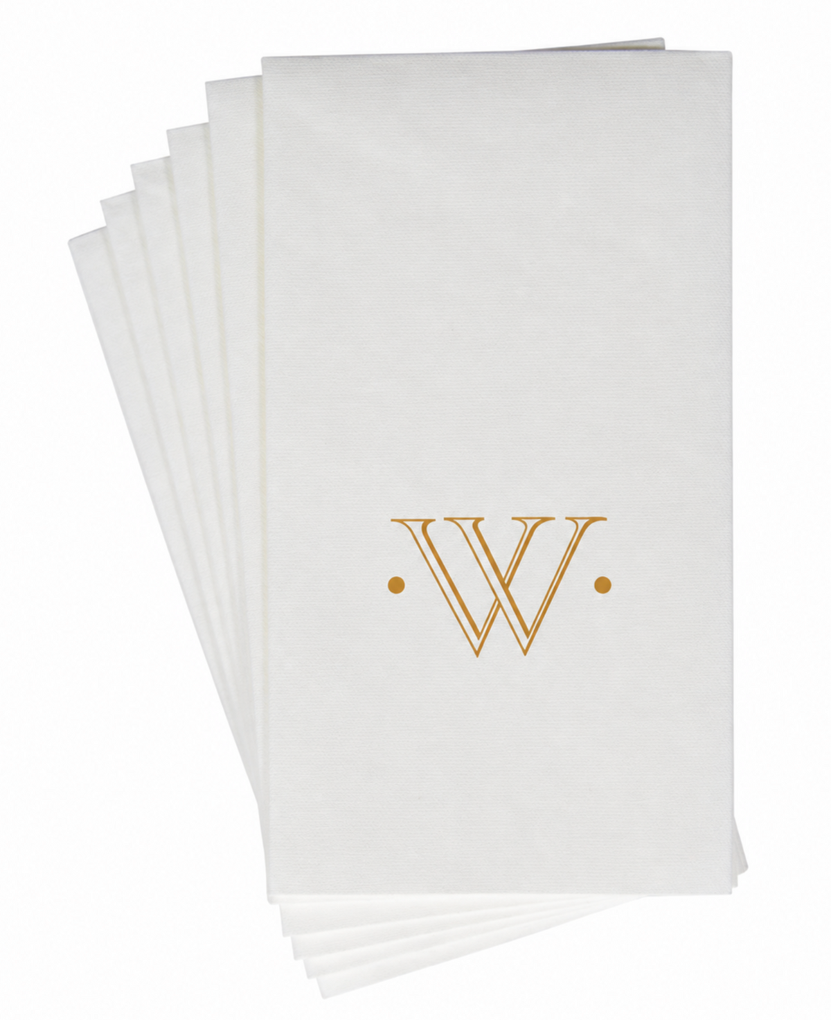 Initial Guest Napkin- Gold Foil