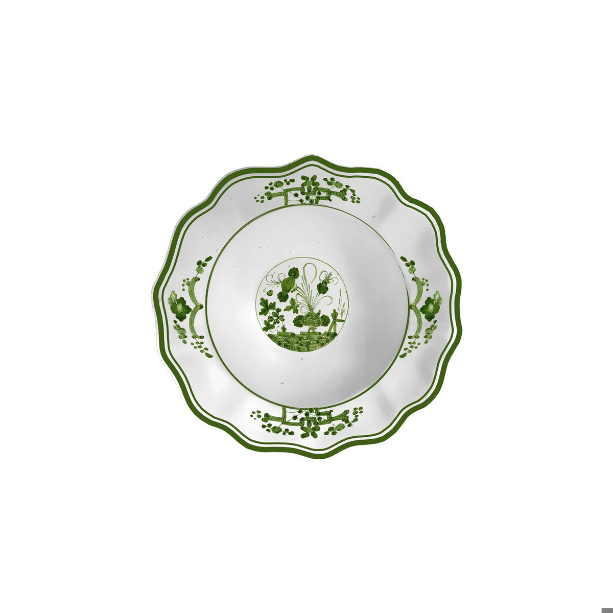 VIDA Faenza Mini Bowl Green & White