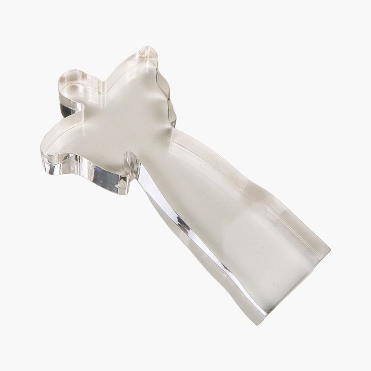 Clear Large Angel Acrylic Weights