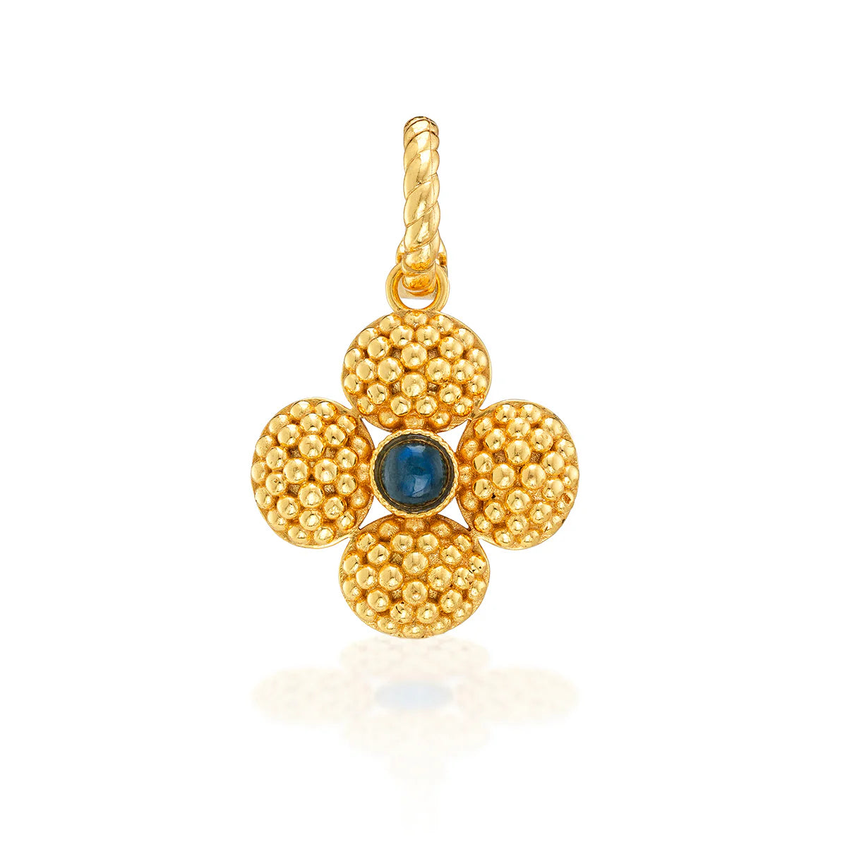 Berry Clover Double Sided Pendant - Blue Labradori