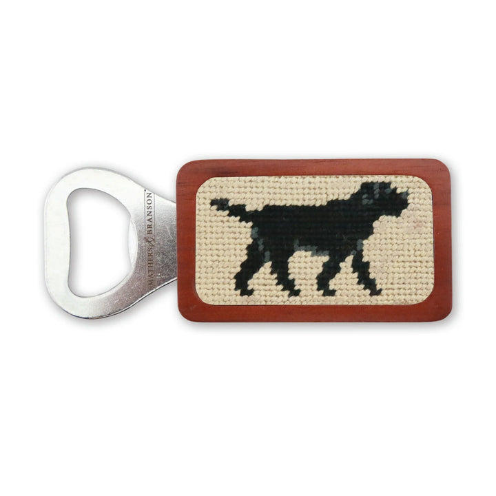 Black Lab Walking Bottle Opener (Light Khaki)