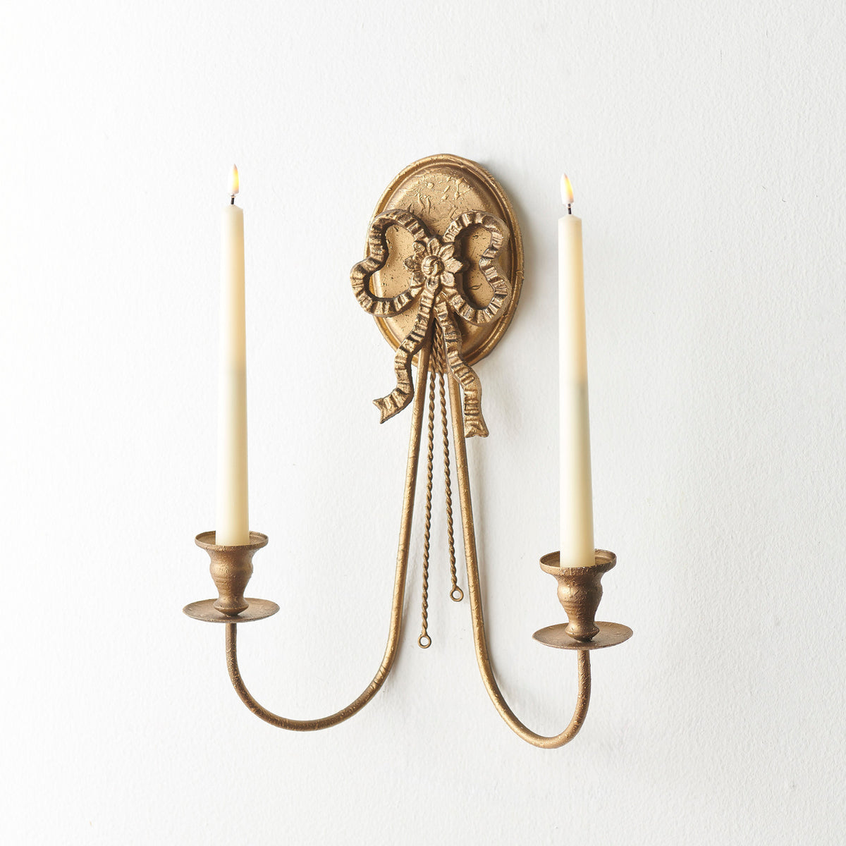 Gold Bow Wall Sconce