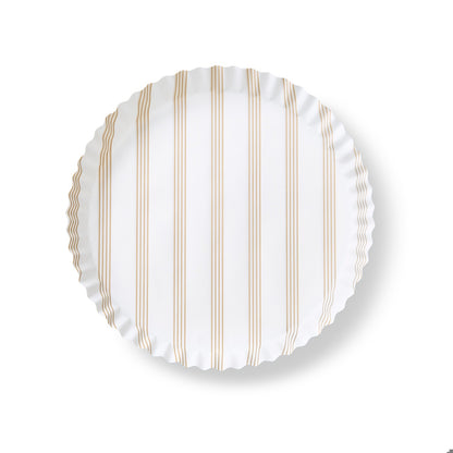Sandy Stripe Plate Liners