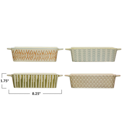 Mini Bakers w/ Pattern