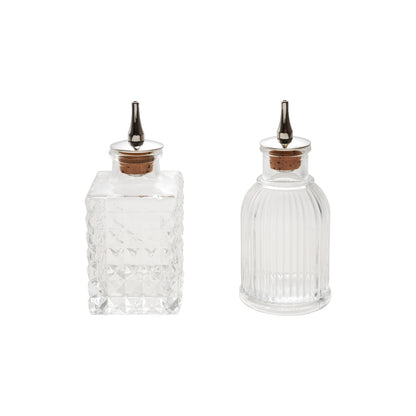 Mini 2 oz Glass Bitters Bottle with Spout