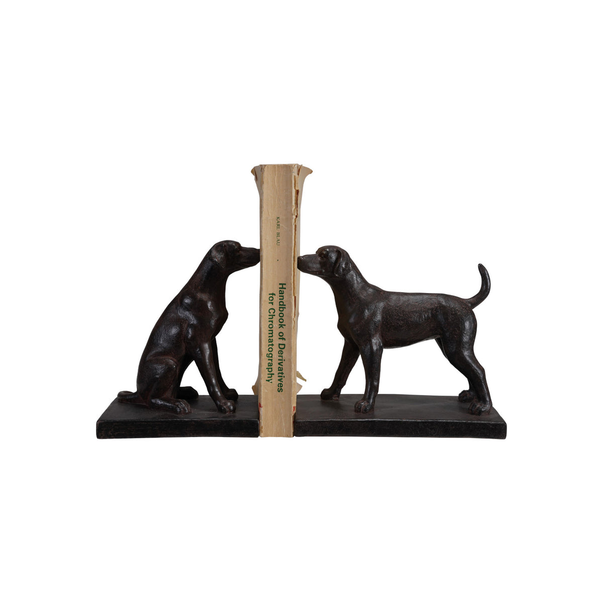 Resin Dog Bookends Set of 2