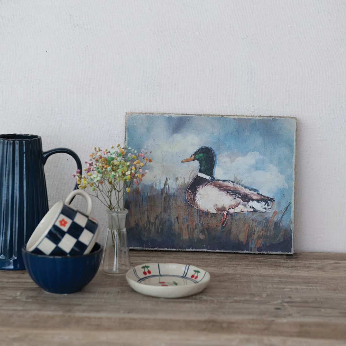 Duck Distressed Wall Canvas