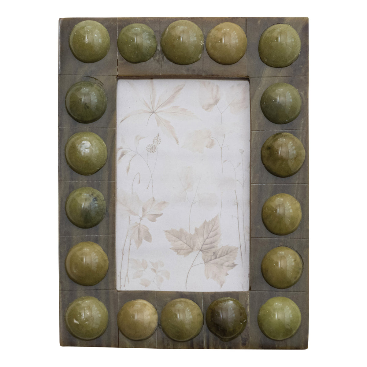 Marbled Resin Bobbin Photo Frame