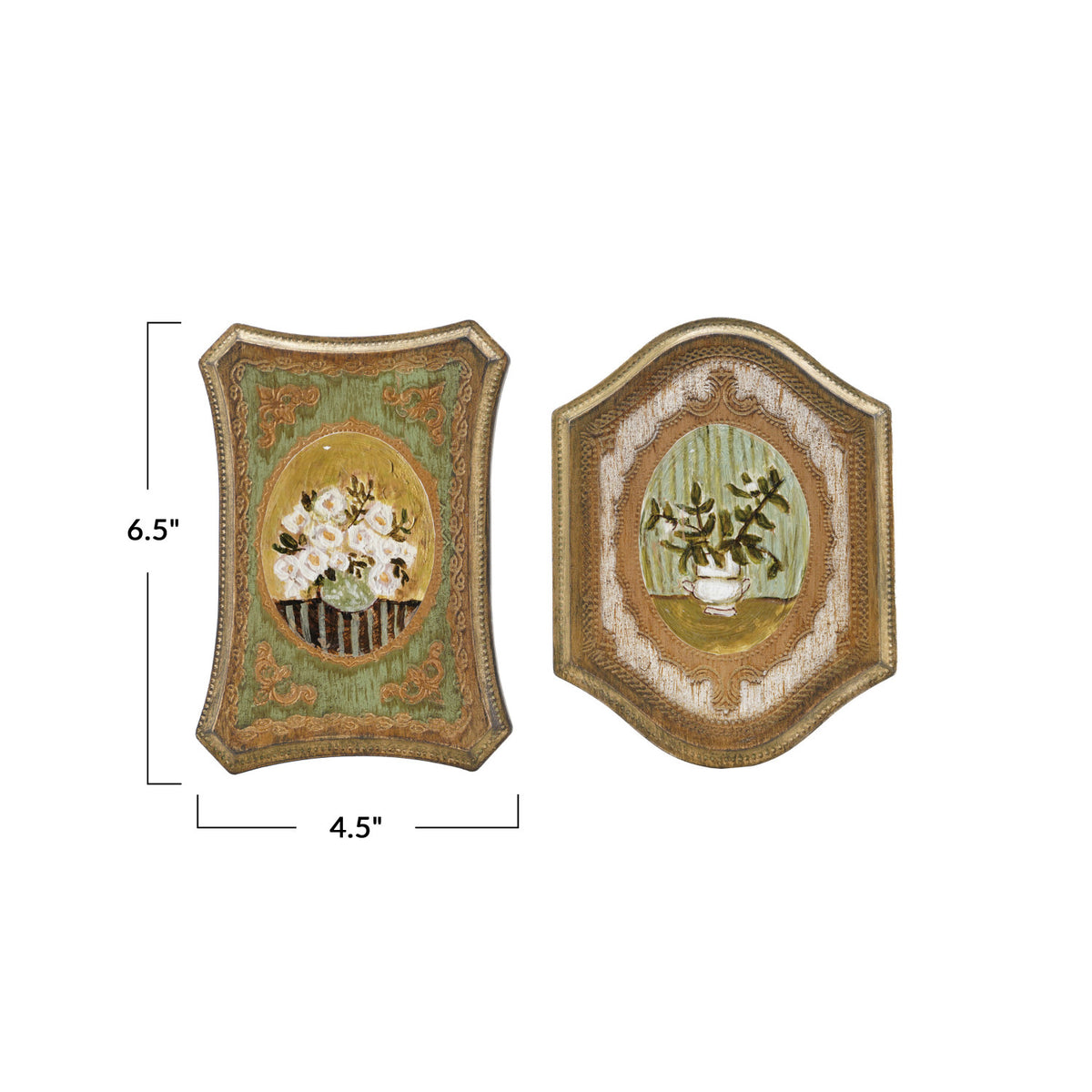 Wall Decor w/Antique Gold Finish