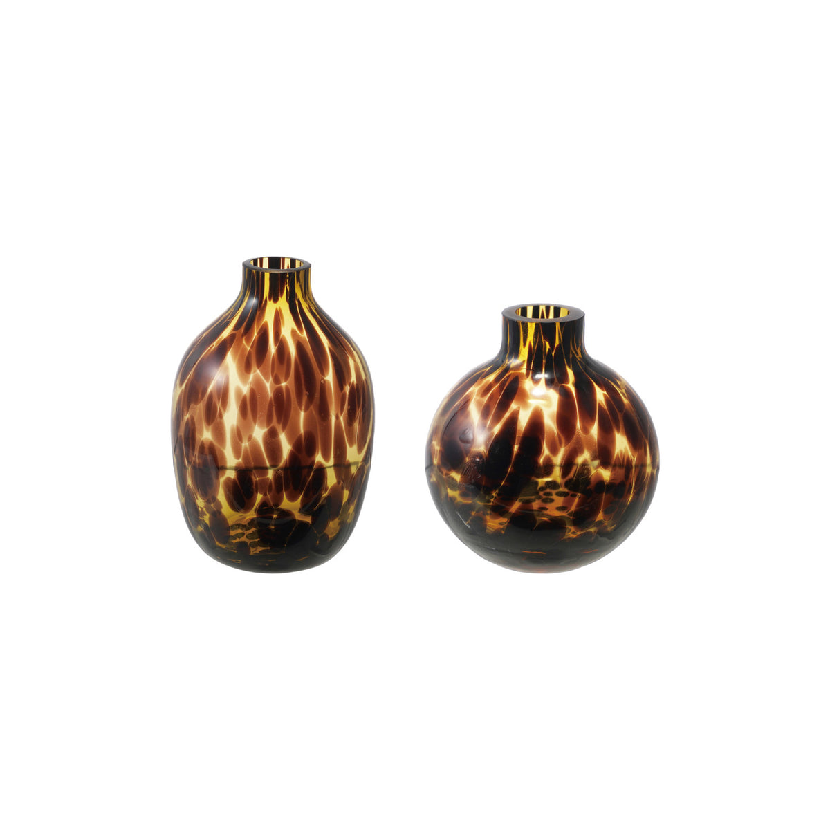 Tortoise Glass Vases