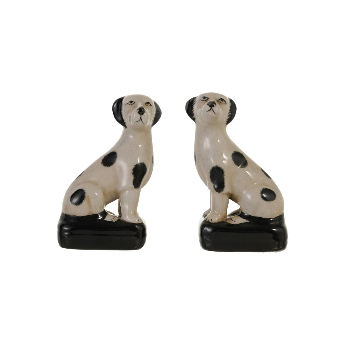Hand-Painted Vintage Reproduction Dogs - Set of 2