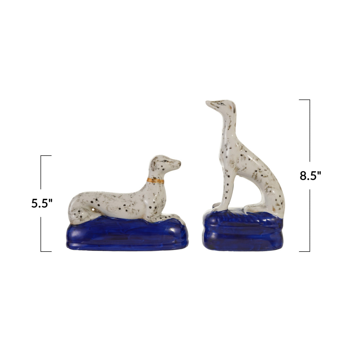 Hand-Painted Vintage Reproduction Dog, 2 Styles (Each Will Vary)