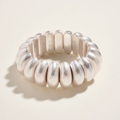 Round Shaped Vintage Metal Stretch Bracelet