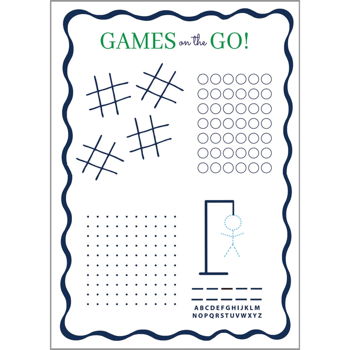 5x7 GAMES to GO Notepad