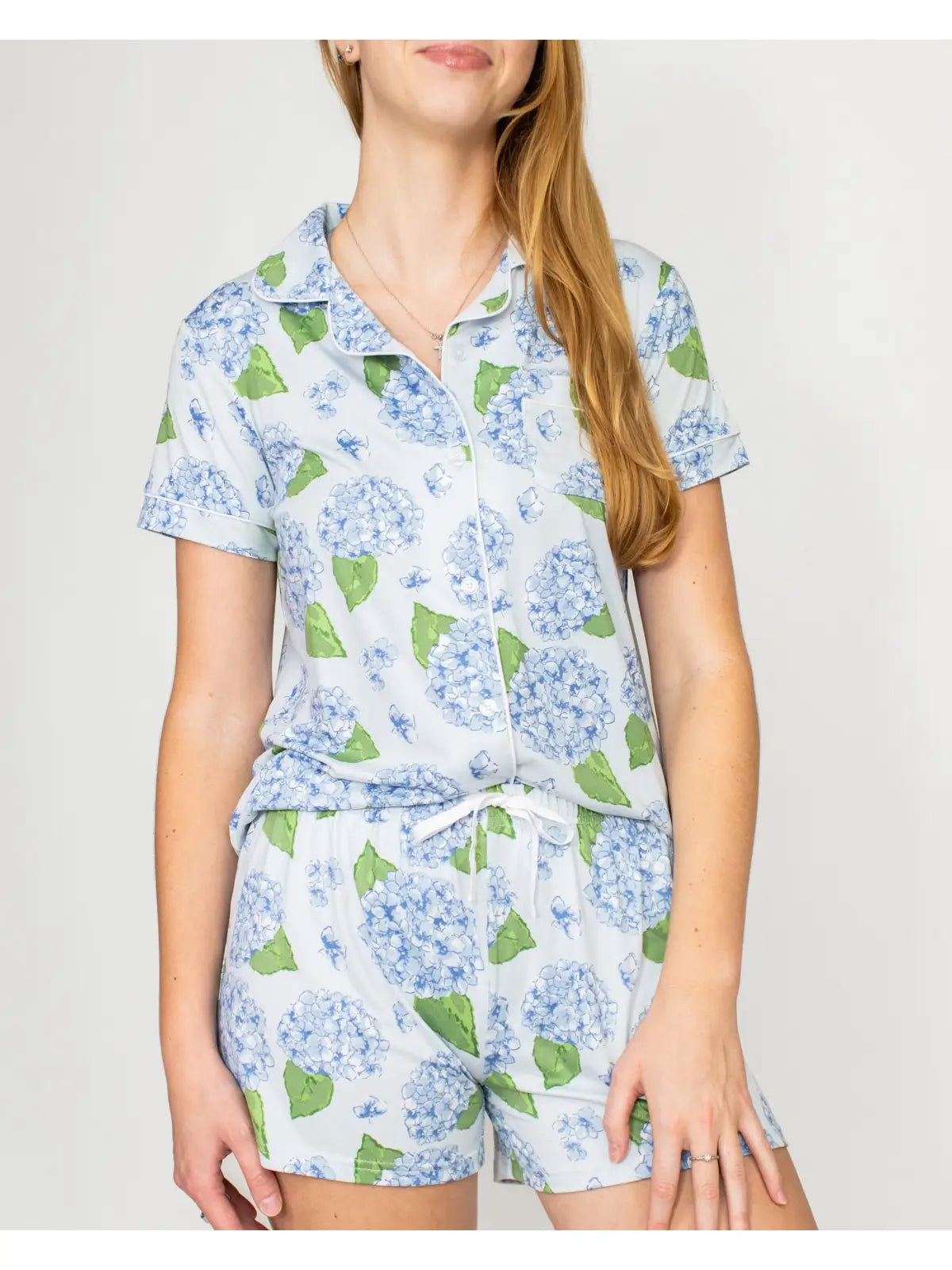 Hydrangea Sleep Shorts