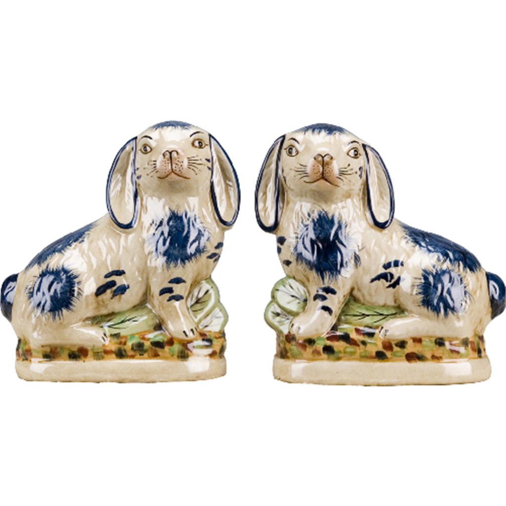Staffordshire Bunnies 8"