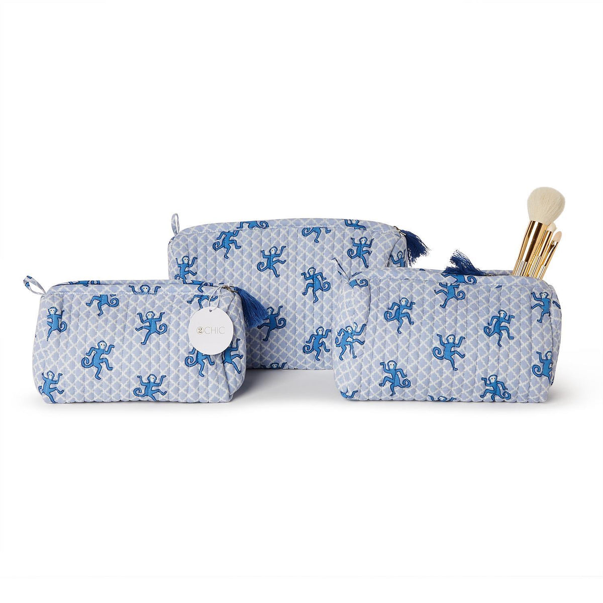 Monkey Print Pouches A/3