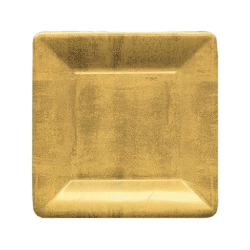 Gold Leaf  Sq Salad/Dessert Plates Square