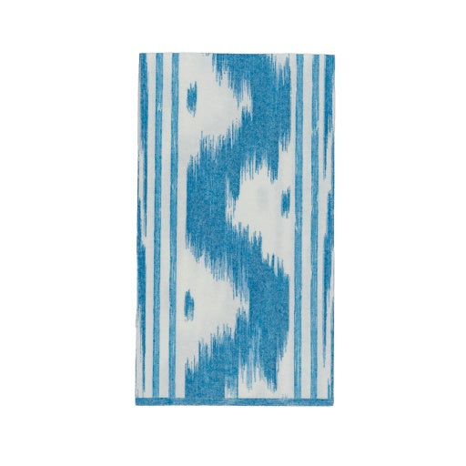 Toile De Nantes Blue-Paper Linen Guest Towels