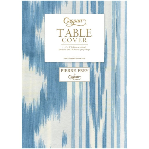 Toile De Nantes Blue-Paper Linen Print Airlaid Tablecover 5.2'X8.2