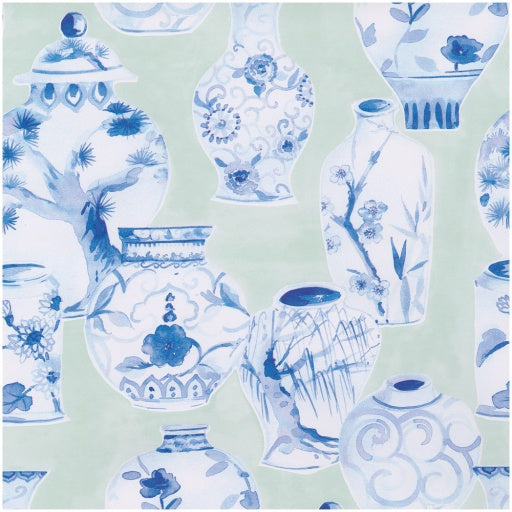 Glazed Porcelain Celadon Roll Wrap