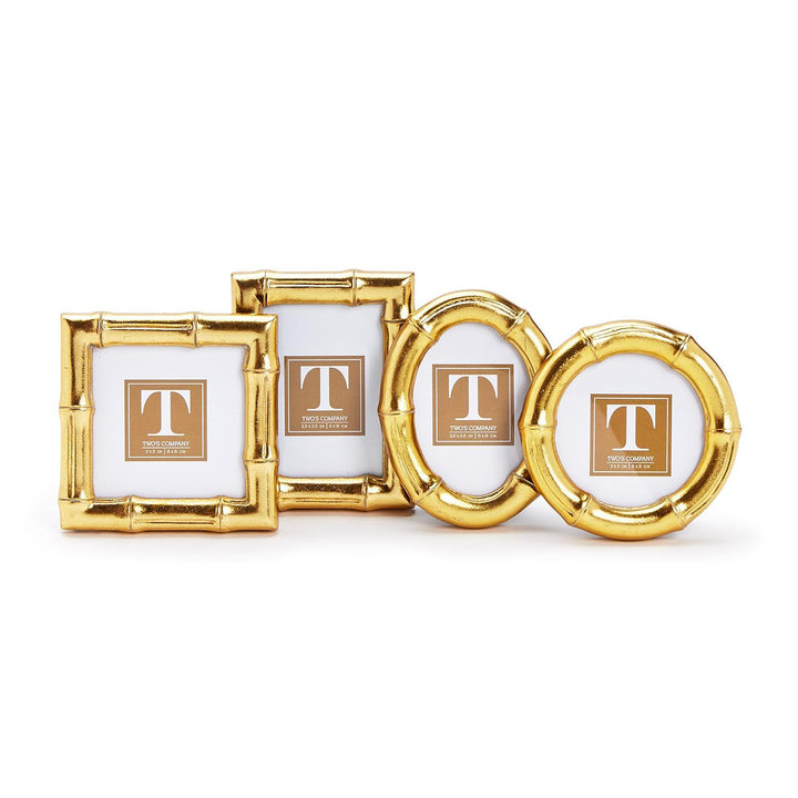 Gold Faux Bamboo Photo Frame