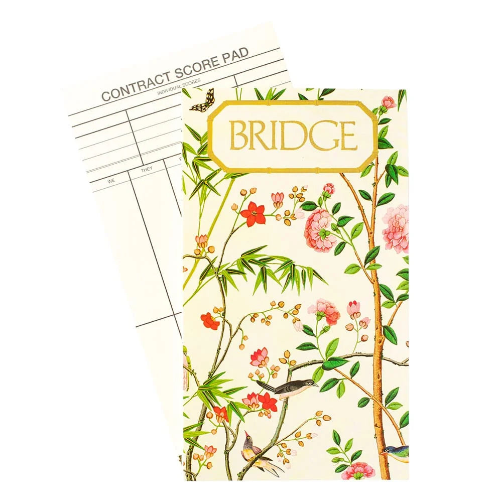 Chinese Wallpaper Bridge Score Pad
