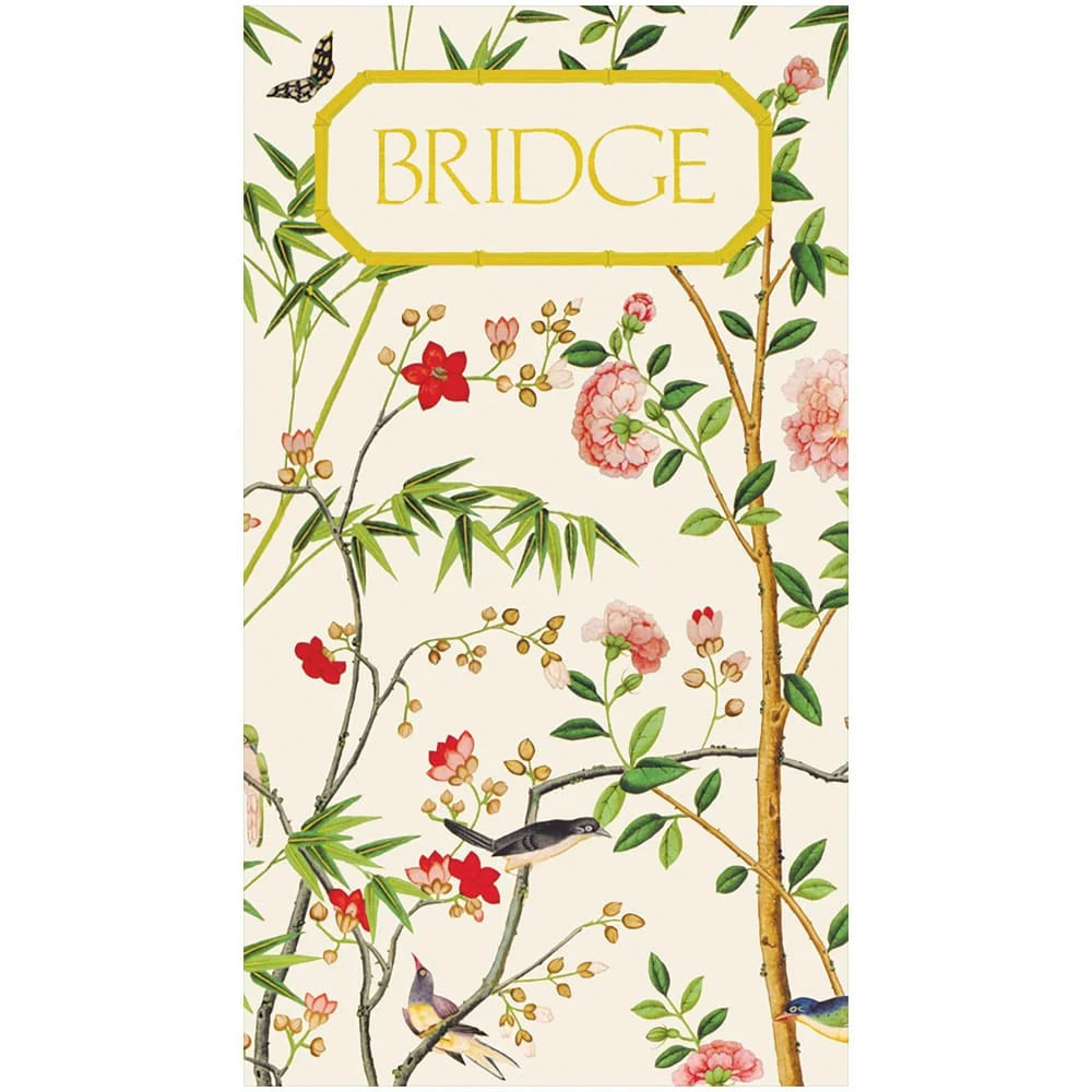 Chinese Wallpaper Bridge Score Pad