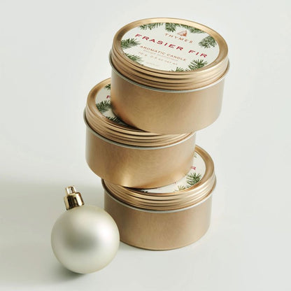 Frasier Fir Poured Candle  Travel Tin