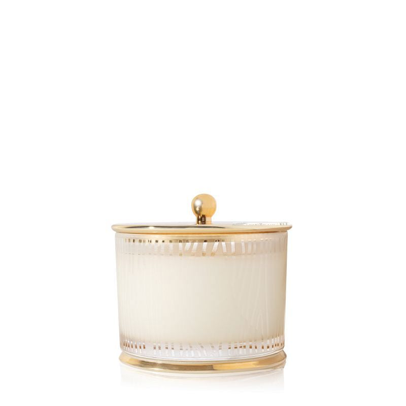 Frasier Fir Gilded Frosted Wood Grain Candle