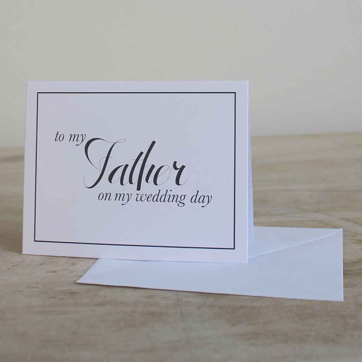 To My Father Classic Note Card