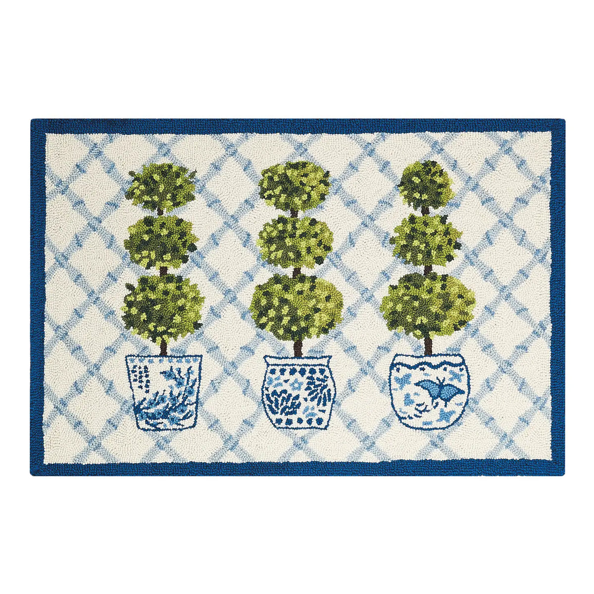 Topiary Hook Rug 2x3