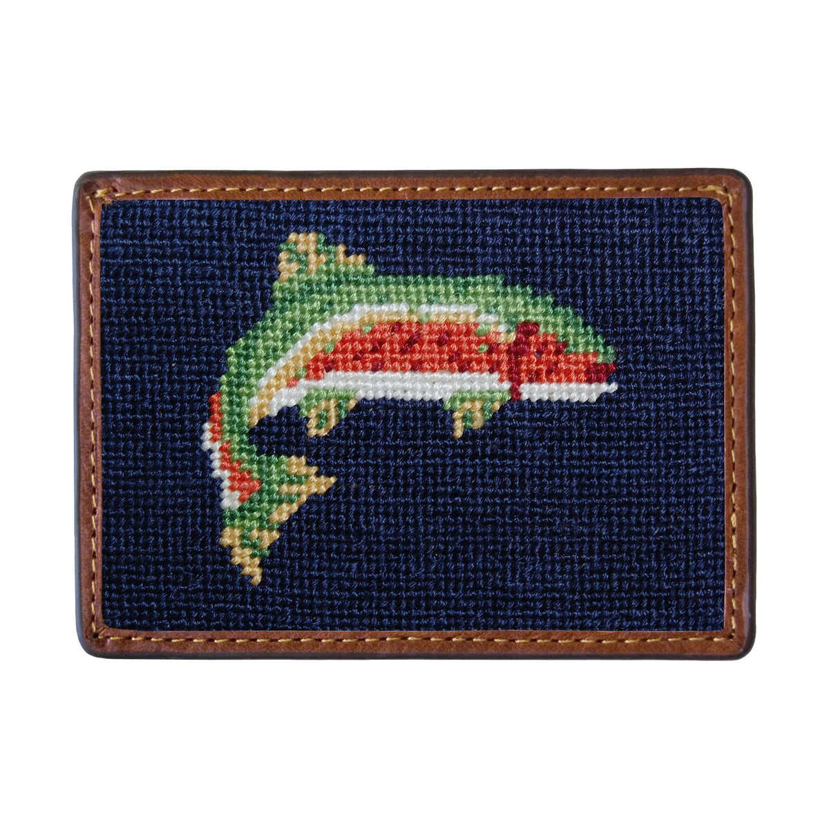 Trout Card Wallet (Dark Navy)