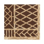 Luncheon Napkins - Chestnut Bamboo Screen