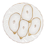 White with Gold