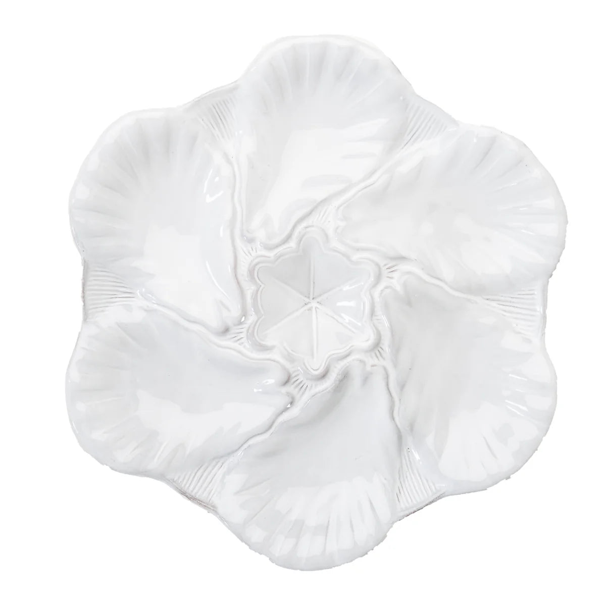 Oyster Plate, White
