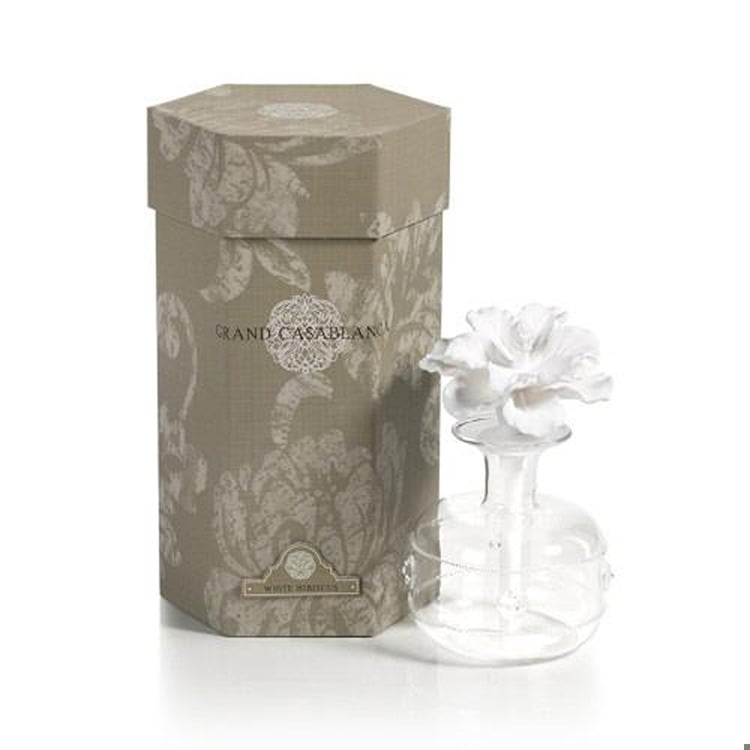 Grand Casablanca Porcelain Diffuser/White Hibiscus