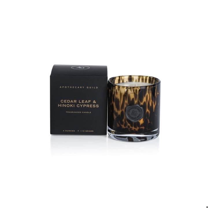 AG Opal Glass Mini Candle Jar in Gift Box-Cedar Le