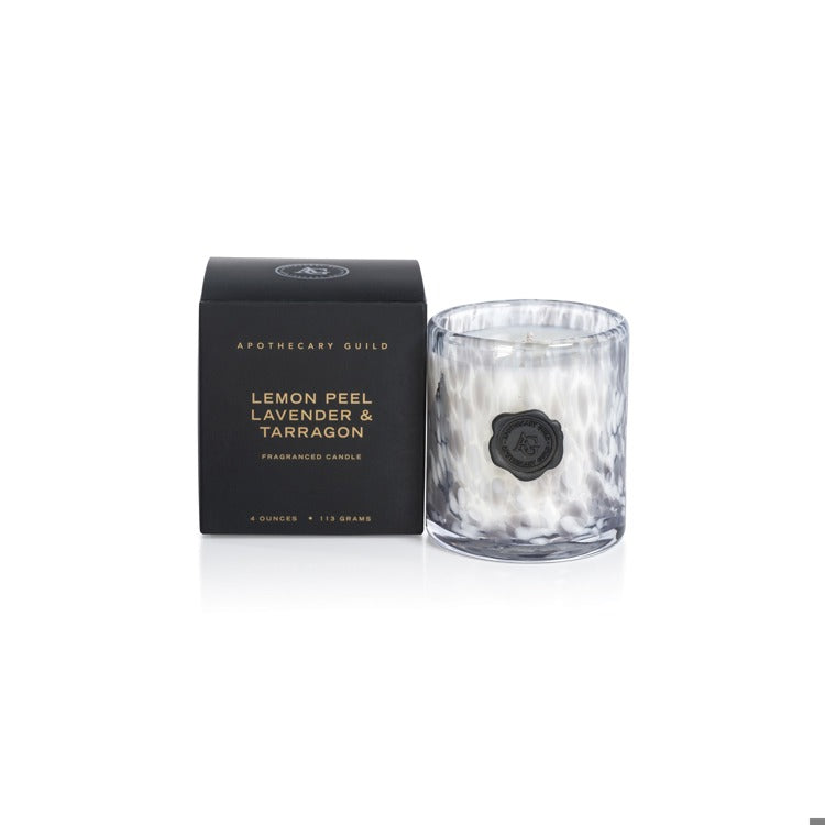 AG Opal Glass Mini Candle Jar in Gift Box-Lemon Pe